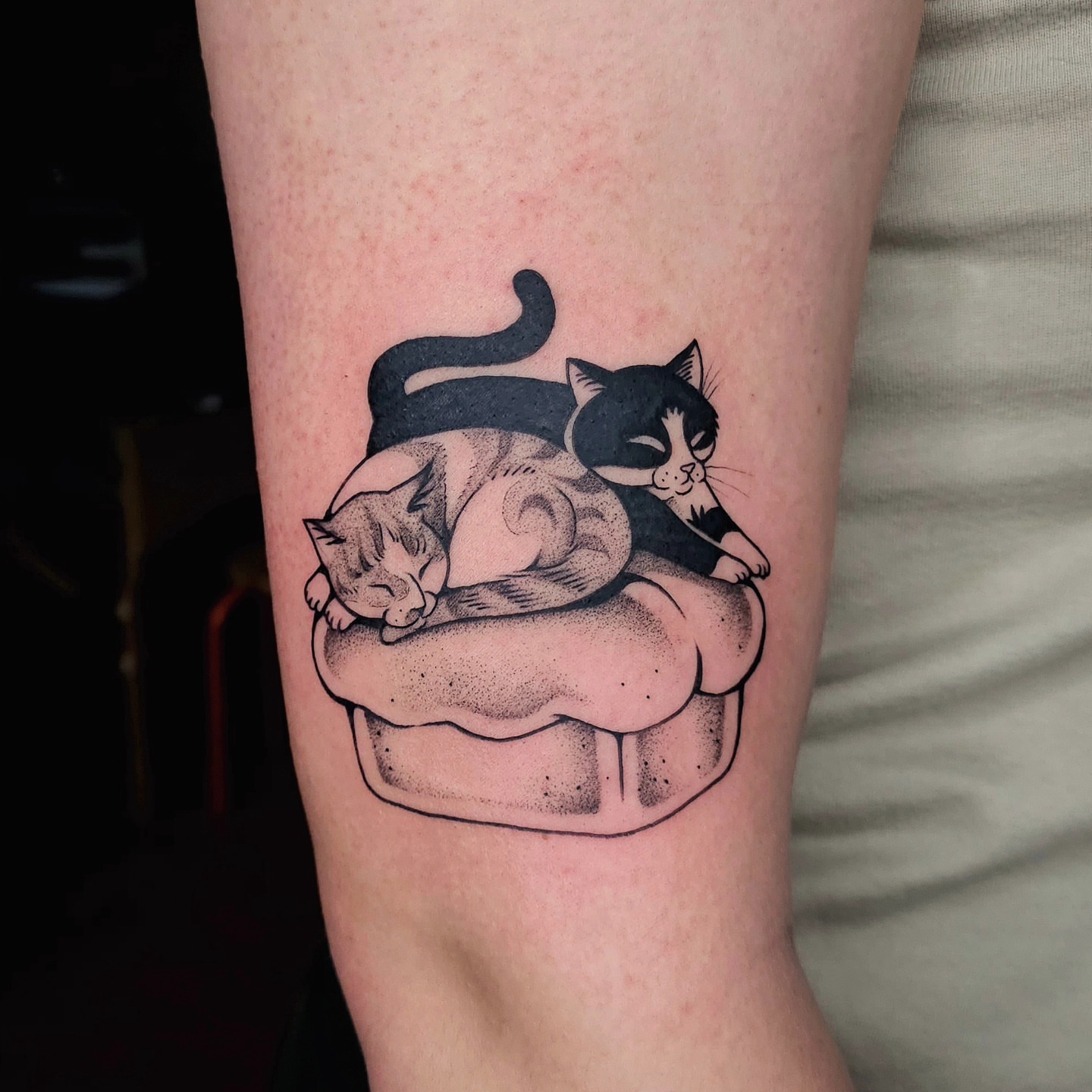Tattoo by @hey.julieanne — dotwork, realism