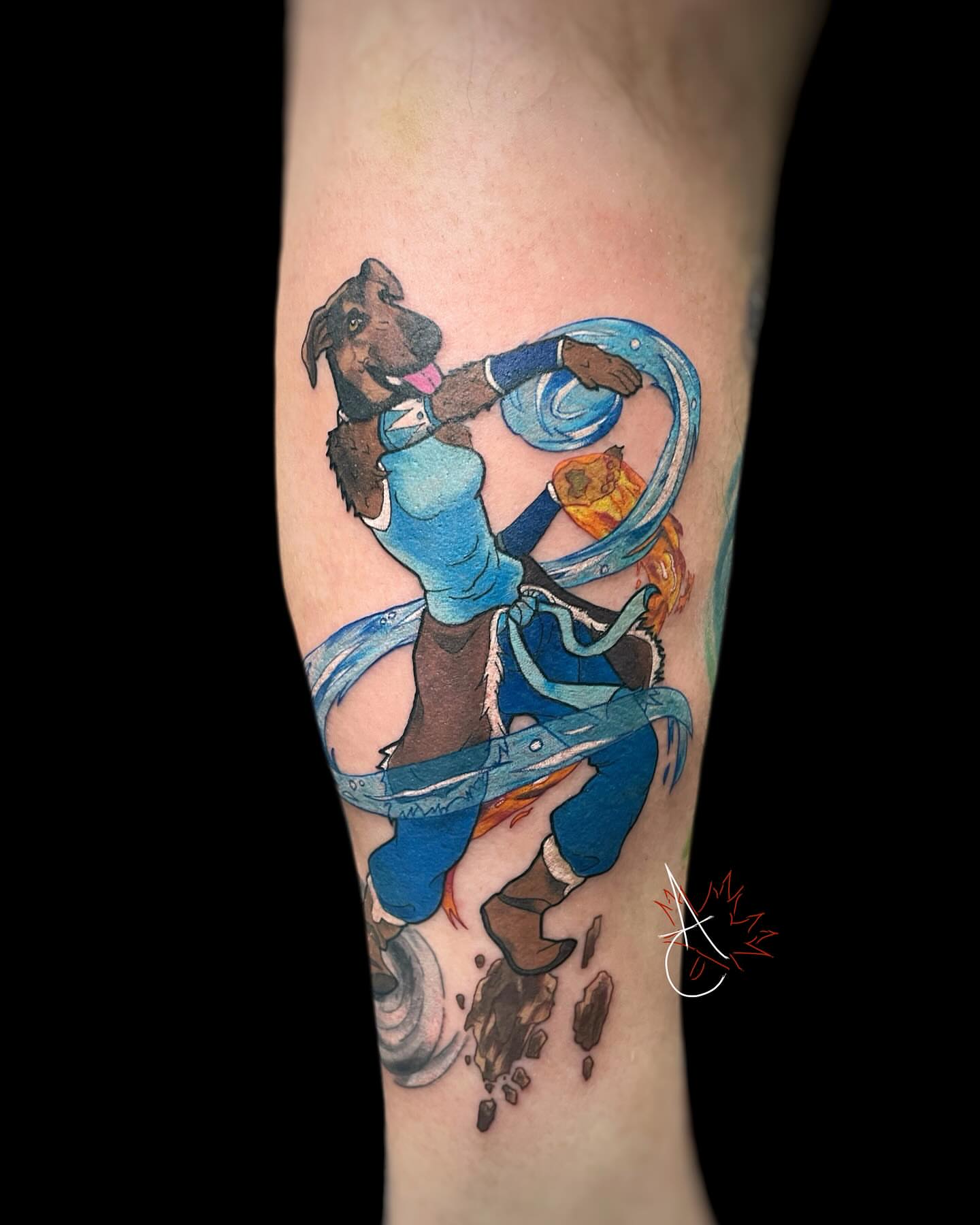 Tattoo by @artofcanada — anime