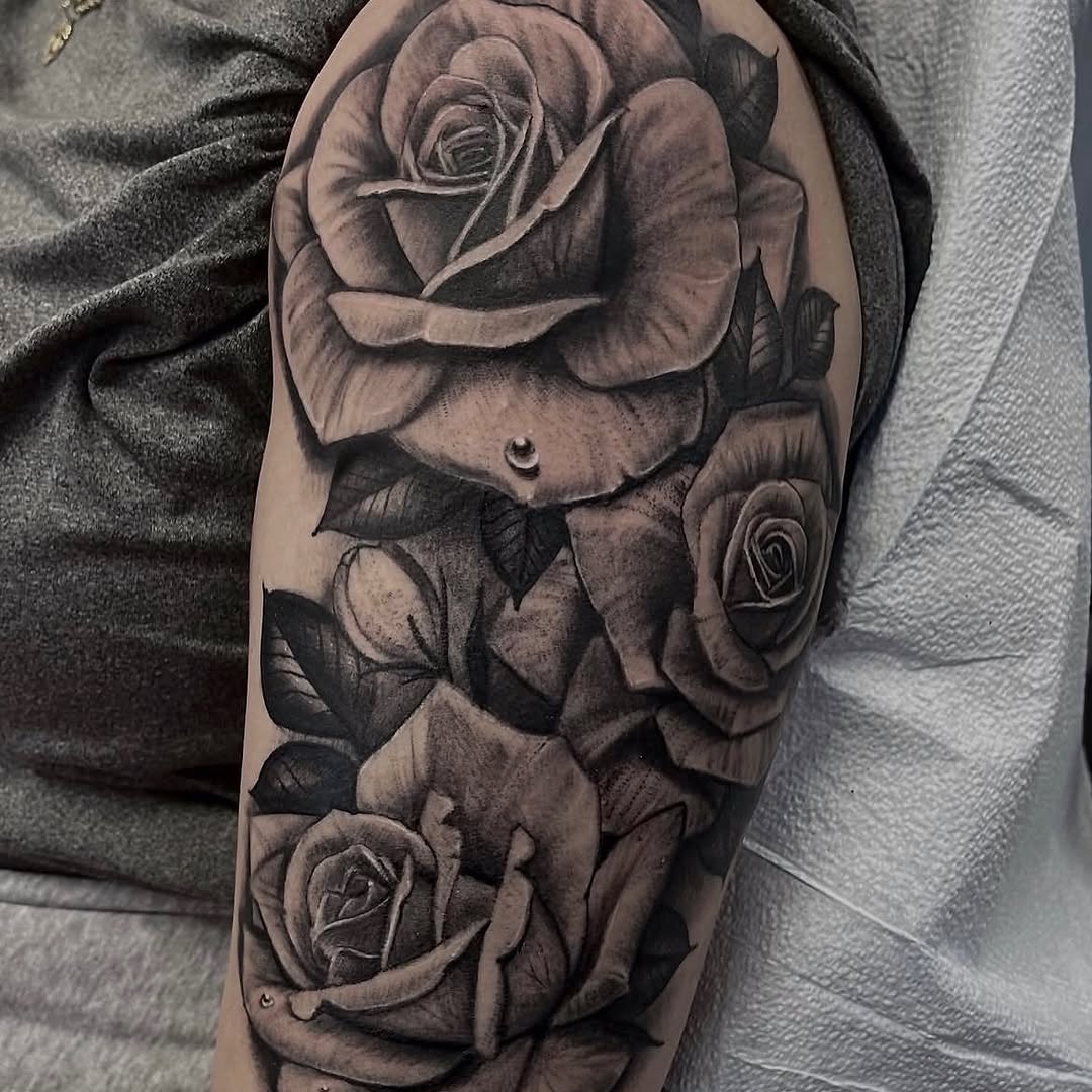 Tattoo by @greg_victory — realism, black_and_grey