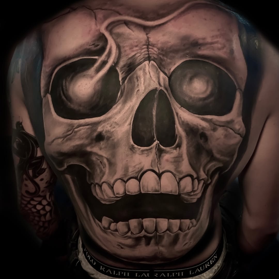 Tattoo by @greg_victory — realism, black_and_grey