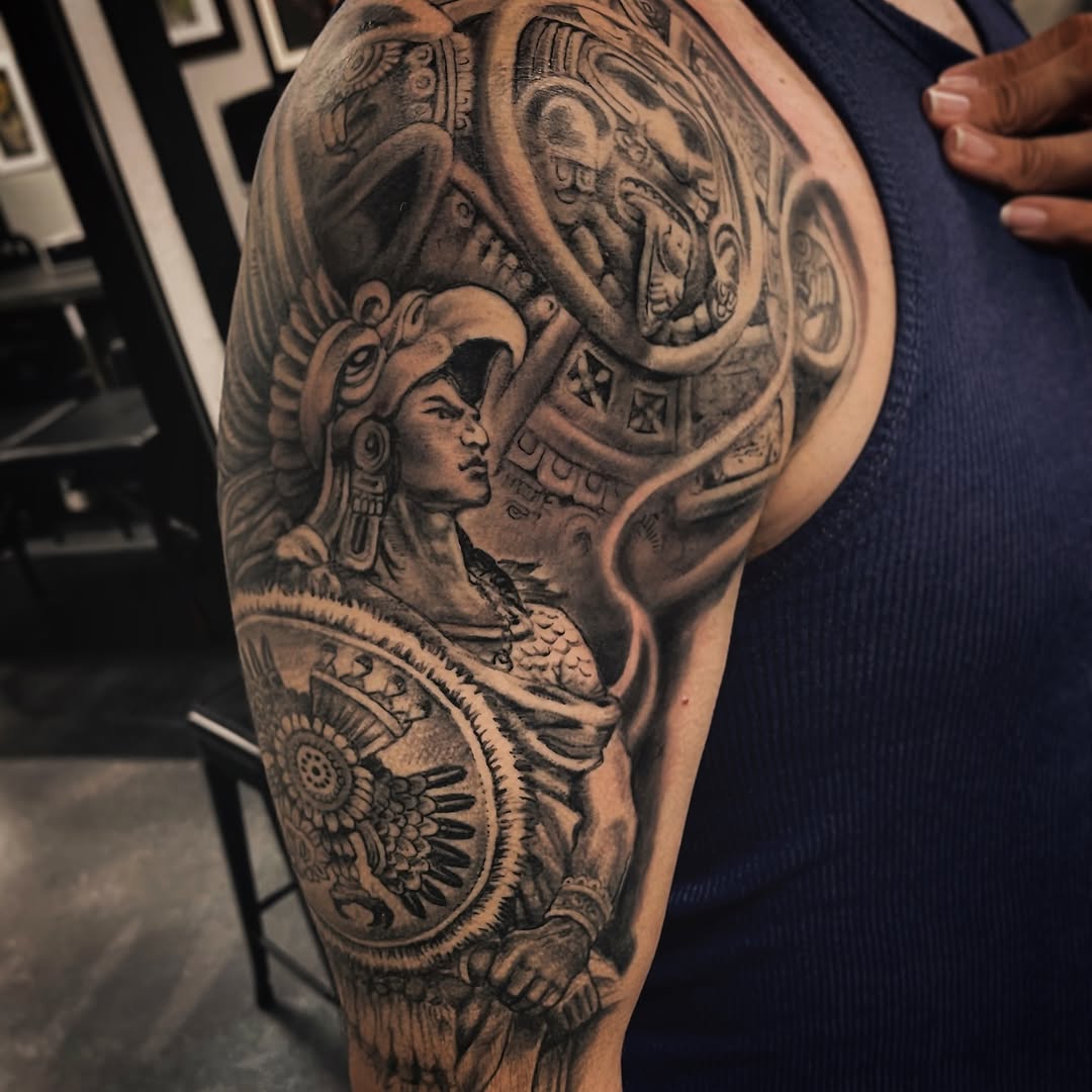 Tattoo by @greg_victory — realism, black_and_grey