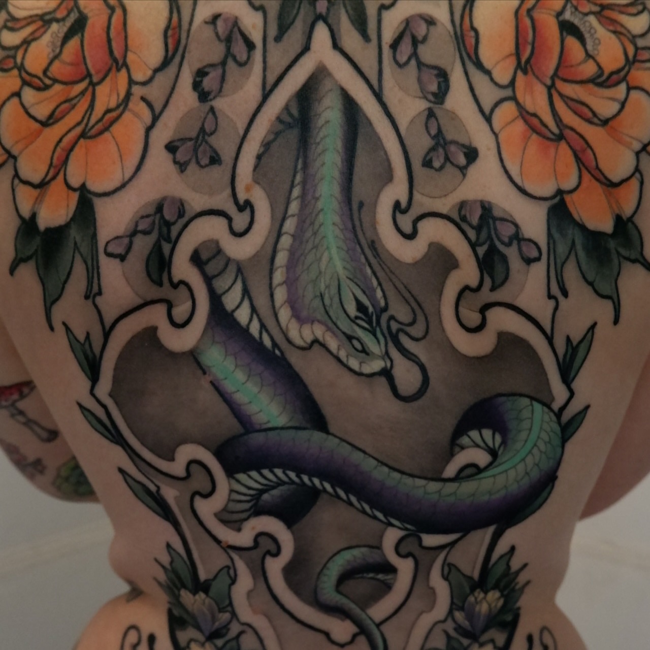 Tattoo by @weekstattoo — american_traditional, ornamental