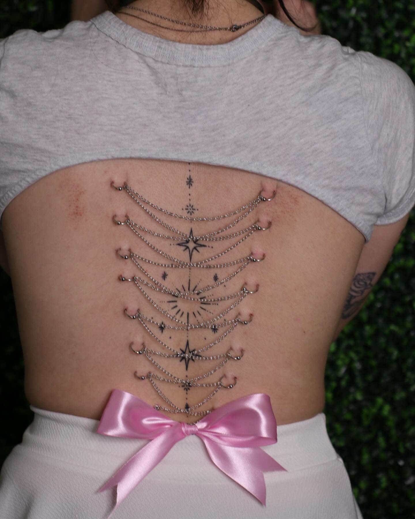 Tattoo by @stabhappystiles — geometric