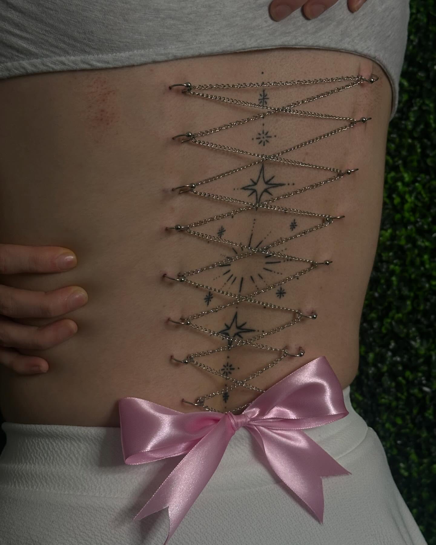 Tattoo by @stabhappystiles — geometric