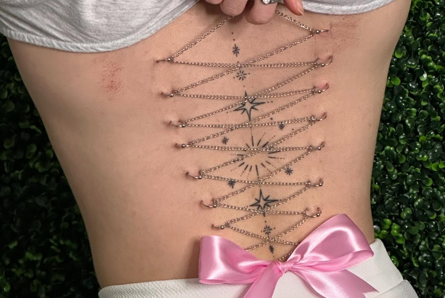Tattoo by @stabhappystiles — geometric