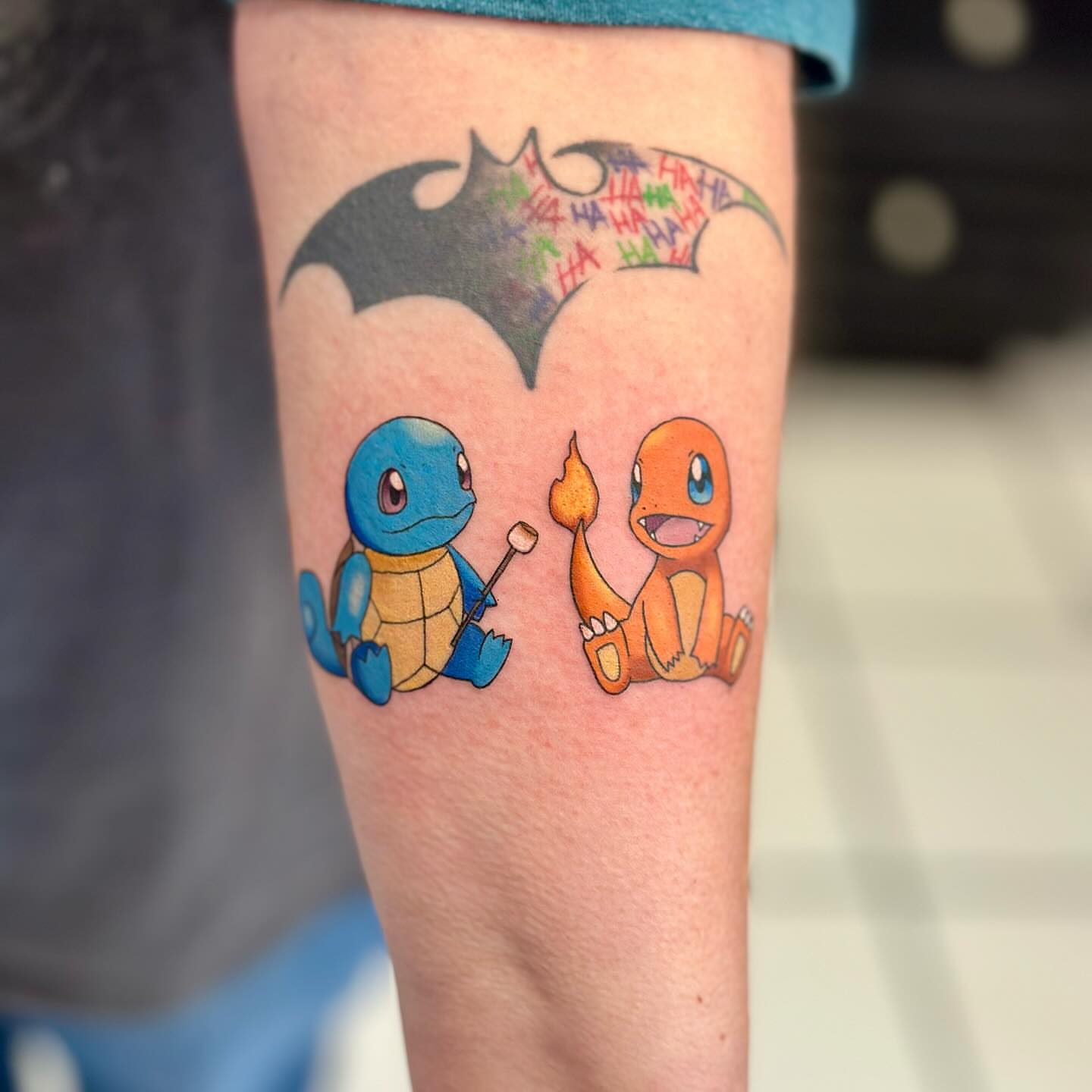 Tattoo by @riah_papayah — dotwork