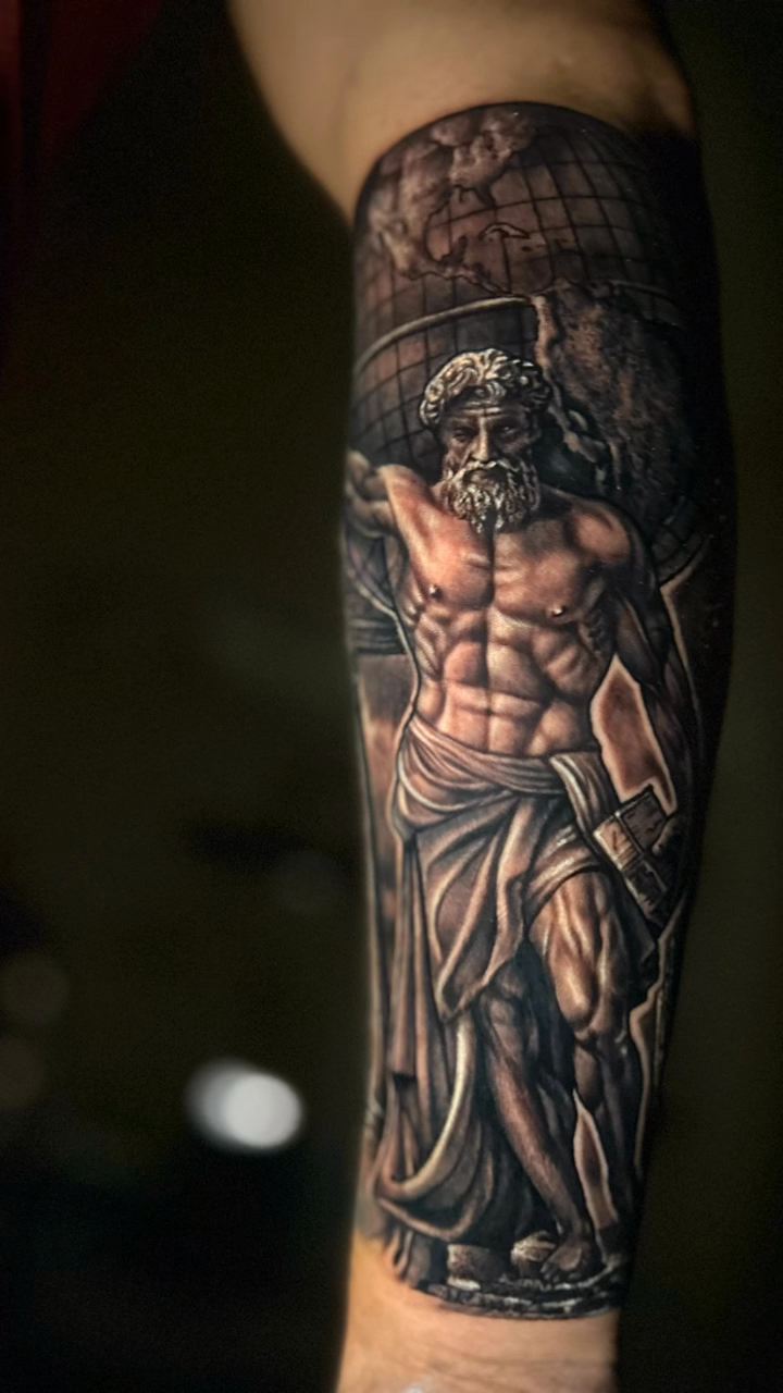 Tattoo by @alexeitattoohouston — realism, black_and_grey