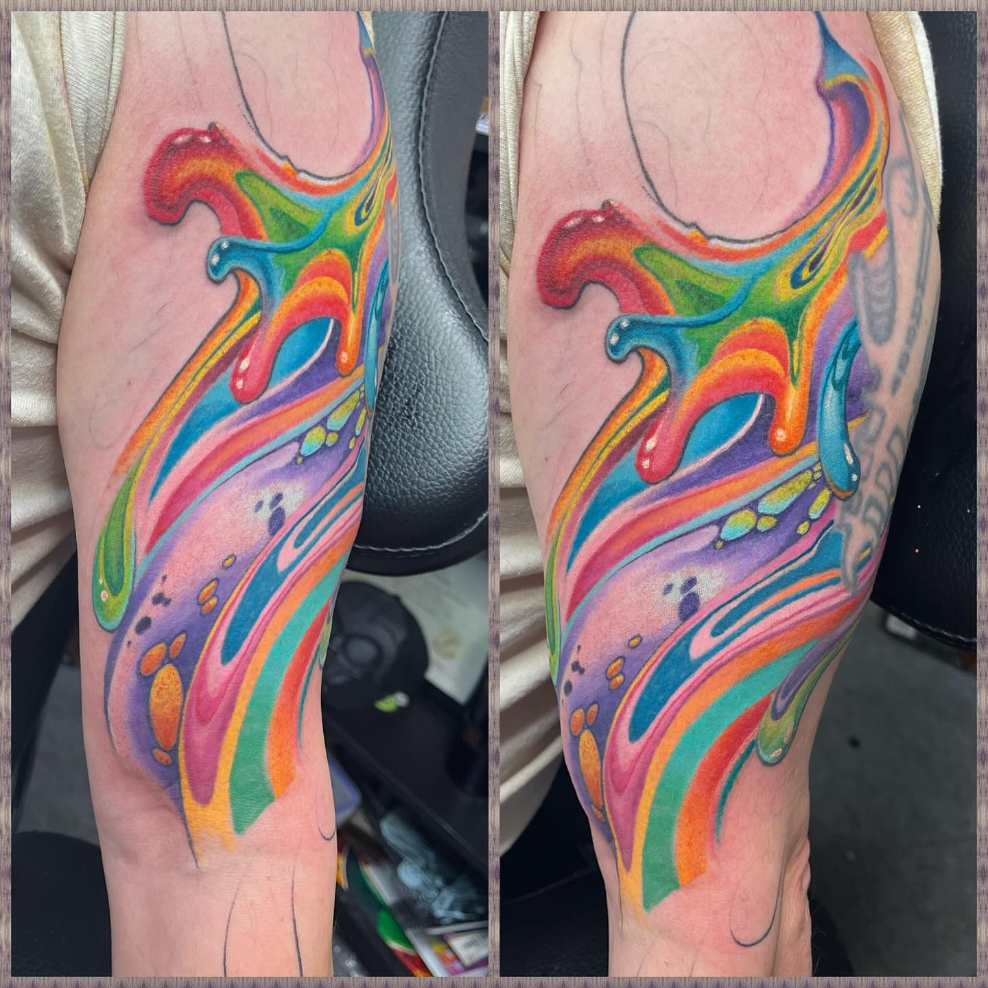 Tattoo by @scottyjstattoos — new_school, surrealism