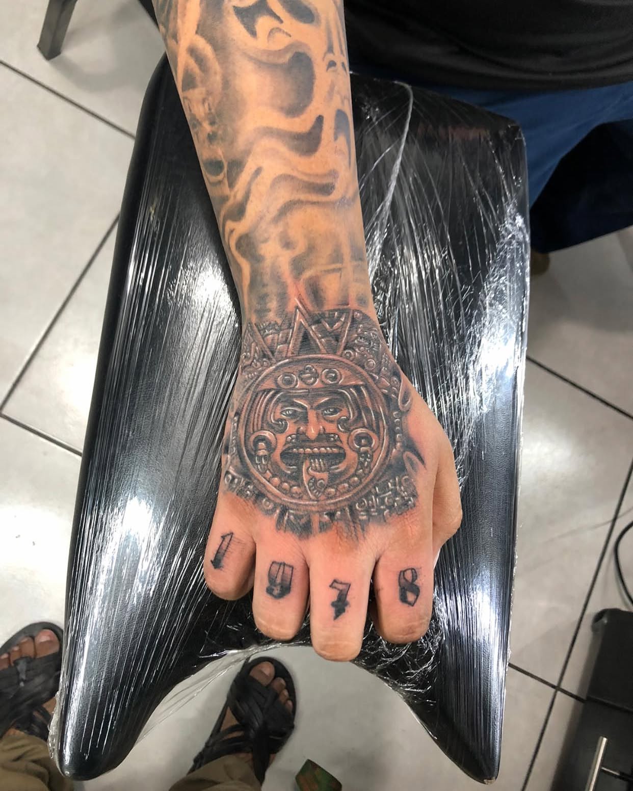 Tattoo by @gotha_chiquitraca — black_and_grey