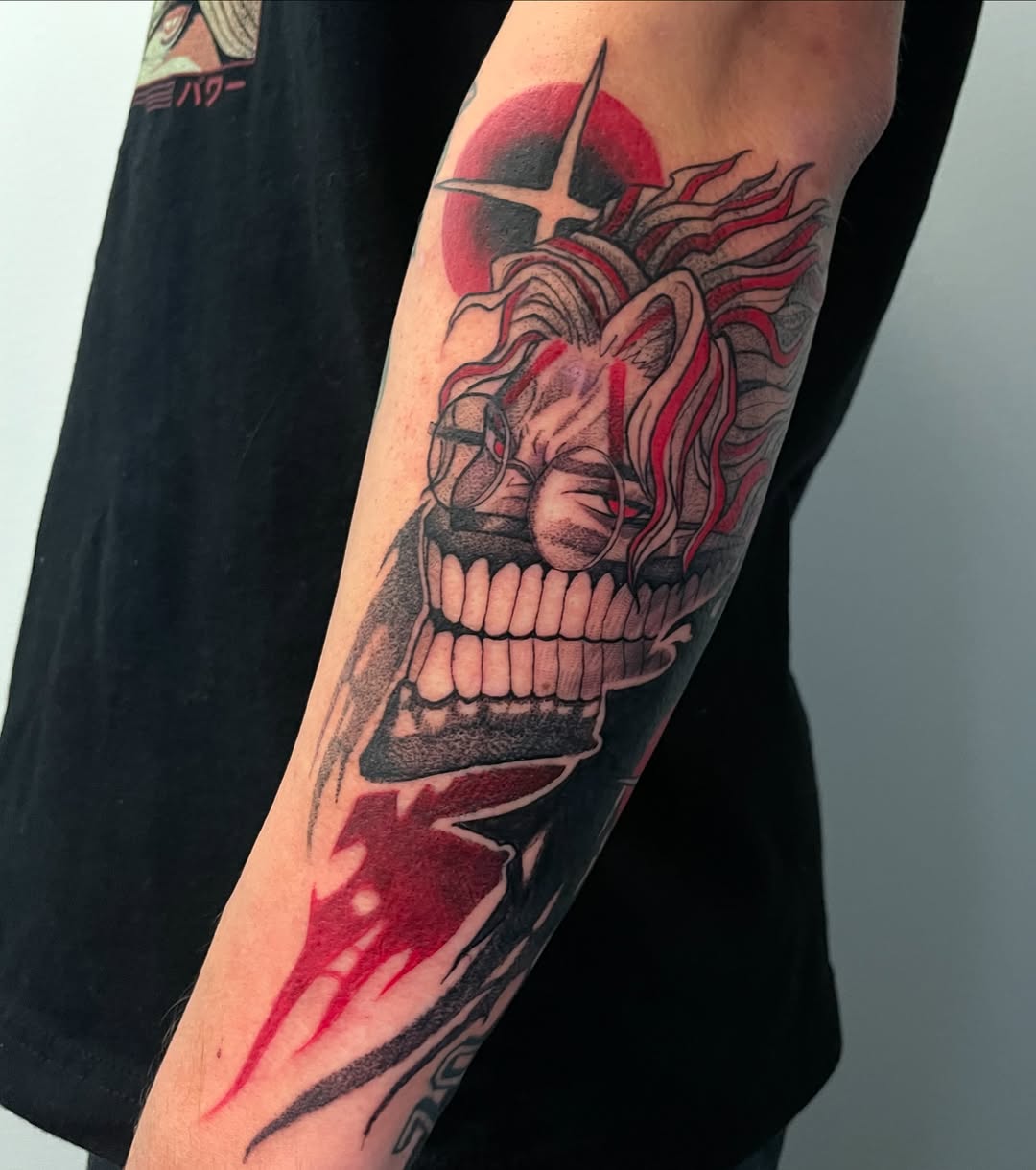 Tattoo by @katstattooth — new_school, trash_polka