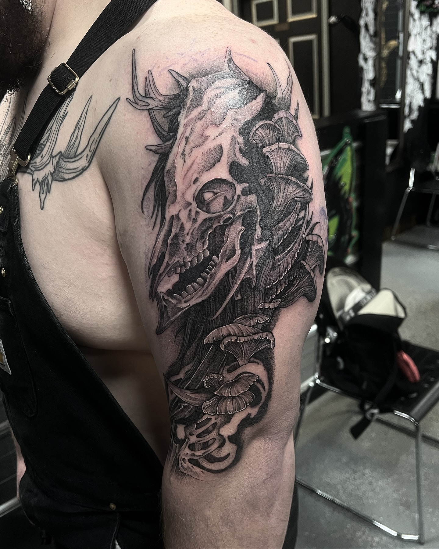 Tattoo by @katrina_oke — black_and_grey, realism