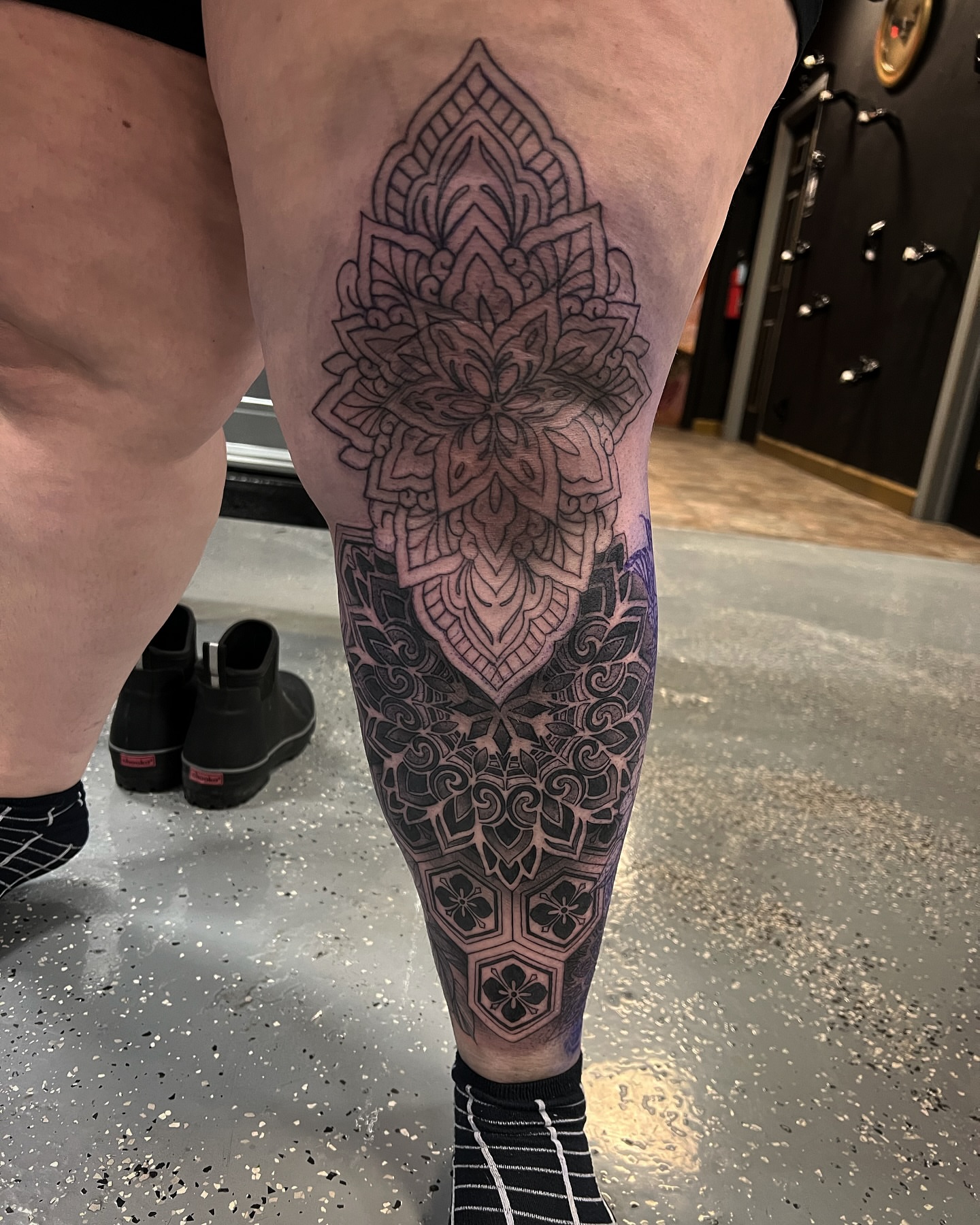 Tattoo by @katrina_oke — geometric