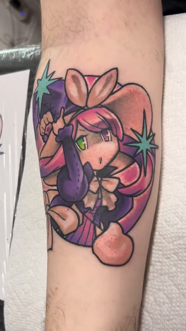Tattoo by @thebeardedeagle β anime