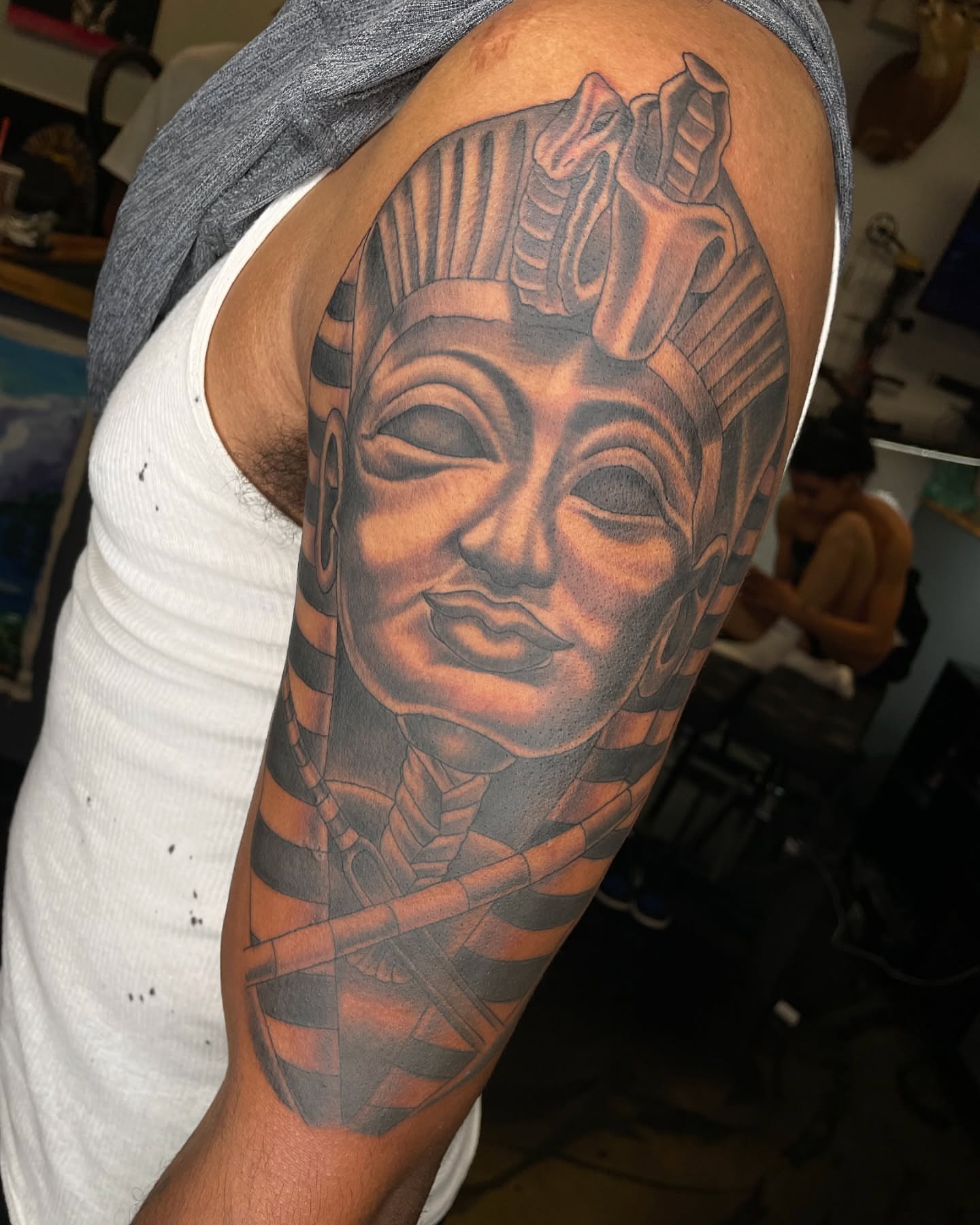 Tattoo by @iamricoinkk — black_and_grey