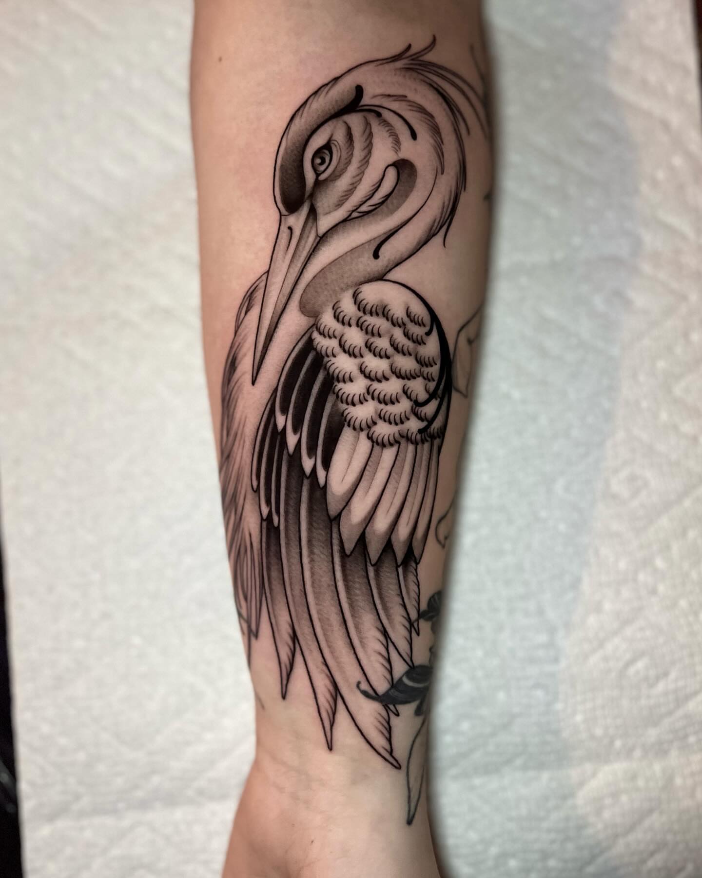 Tattoo by @ohmydarlingtattoos — black_and_grey