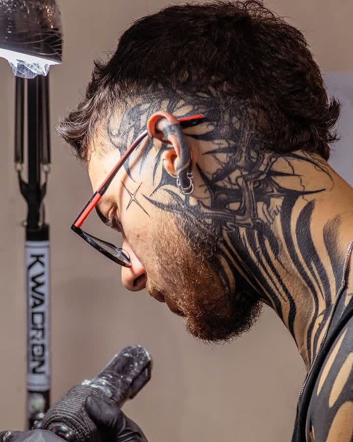 Tattoo by @wargski โ black_and_grey