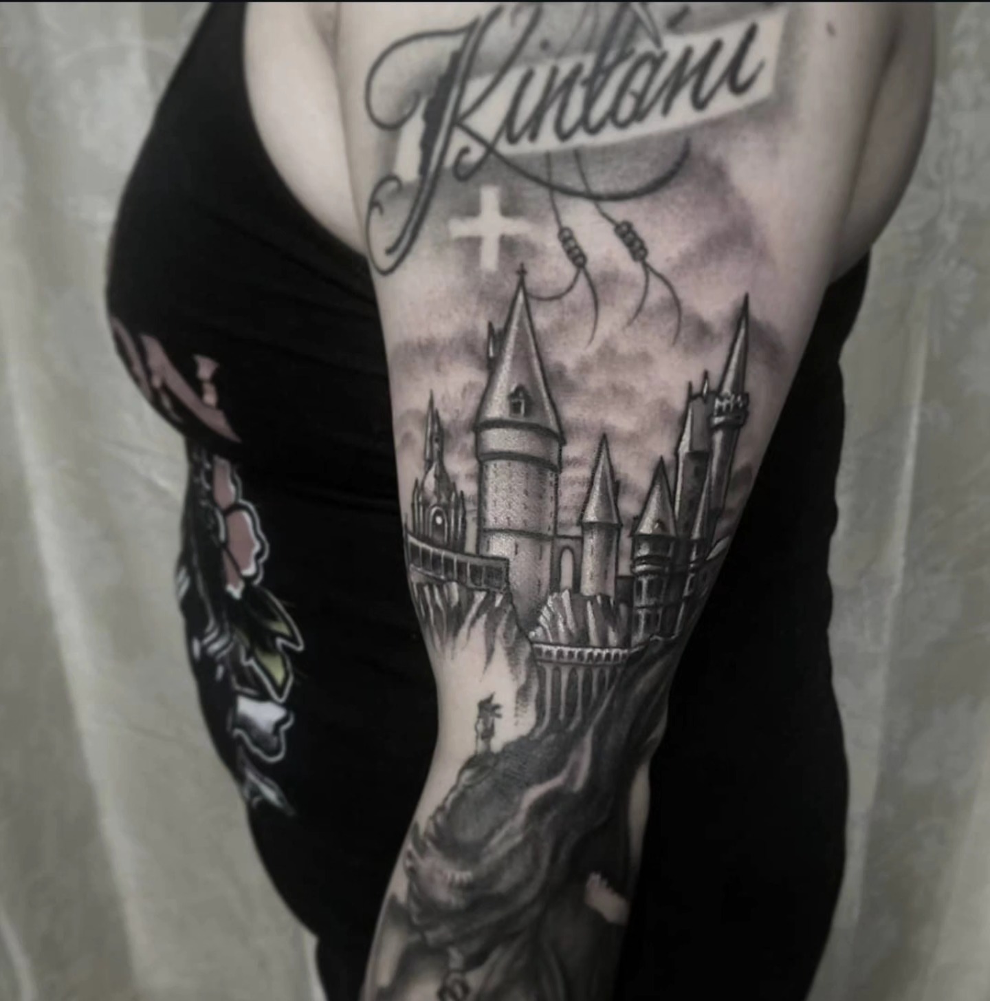 Tattoo by @daniryantattoos — black_and_grey