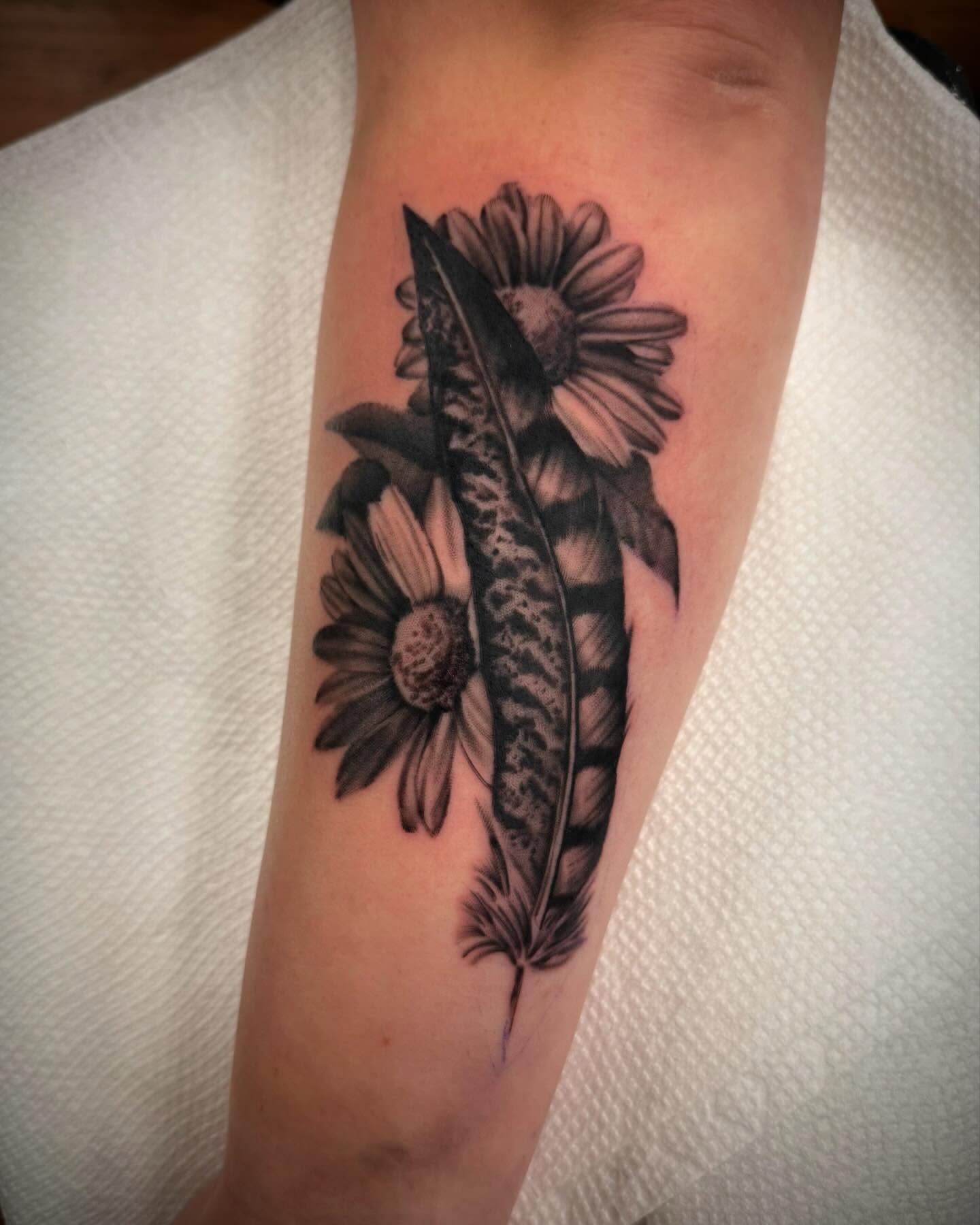 Tattoo by @babcocktattoo — black_and_grey, realism
