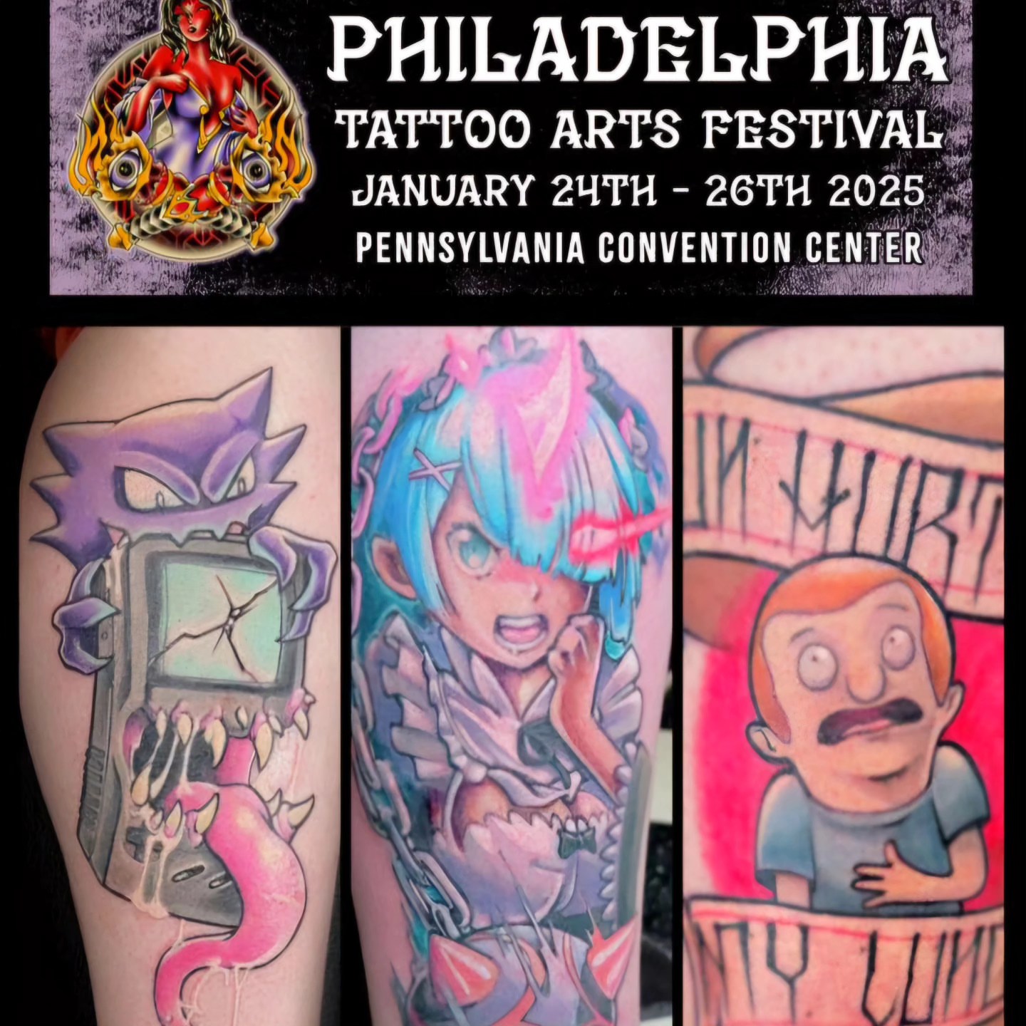 Tattoo by @silverhanded — anime, realism