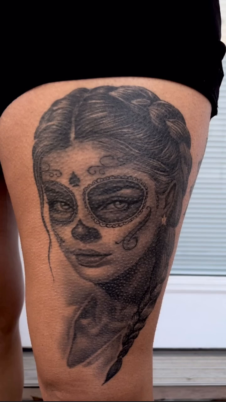 Tattoo by @a5ink — black_and_grey, realism