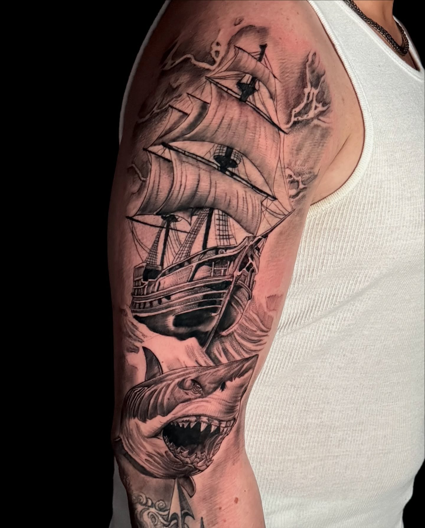 Tattoo by @tainotattoos β black_and_grey, realism