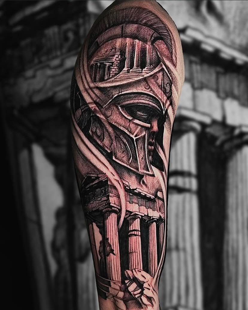Tattoo by @dalton_king_tattoos β realism, black_and_grey