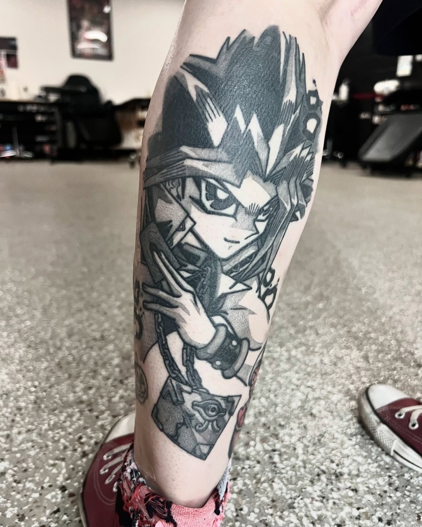Tattoo by @bingtattoos — anime
