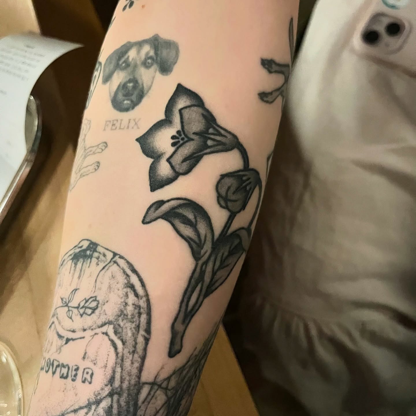 Tattoo by @bodymemory_ — black_and_grey, realism