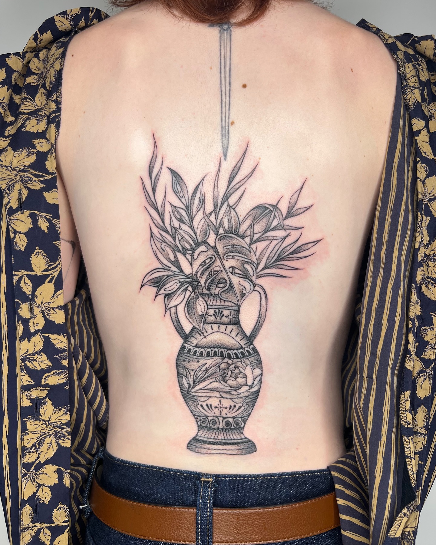Tattoo by @madamerubis — black_and_grey