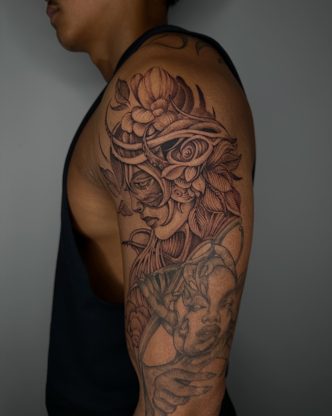 Tattoo by @art_lllex — black_and_grey, realism