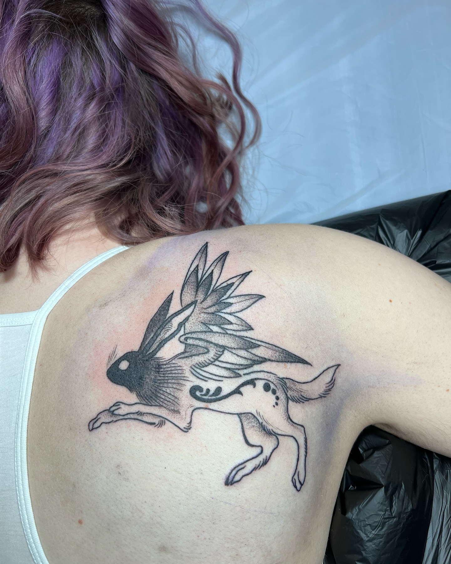 Tattoo by @birchbeast — dotwork
