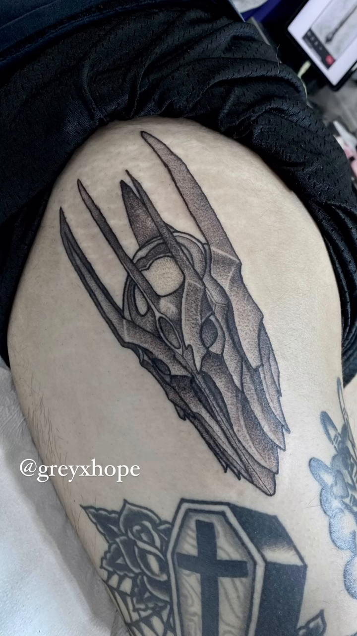 Tattoo by @zoedtattoos โ black_and_grey, realism