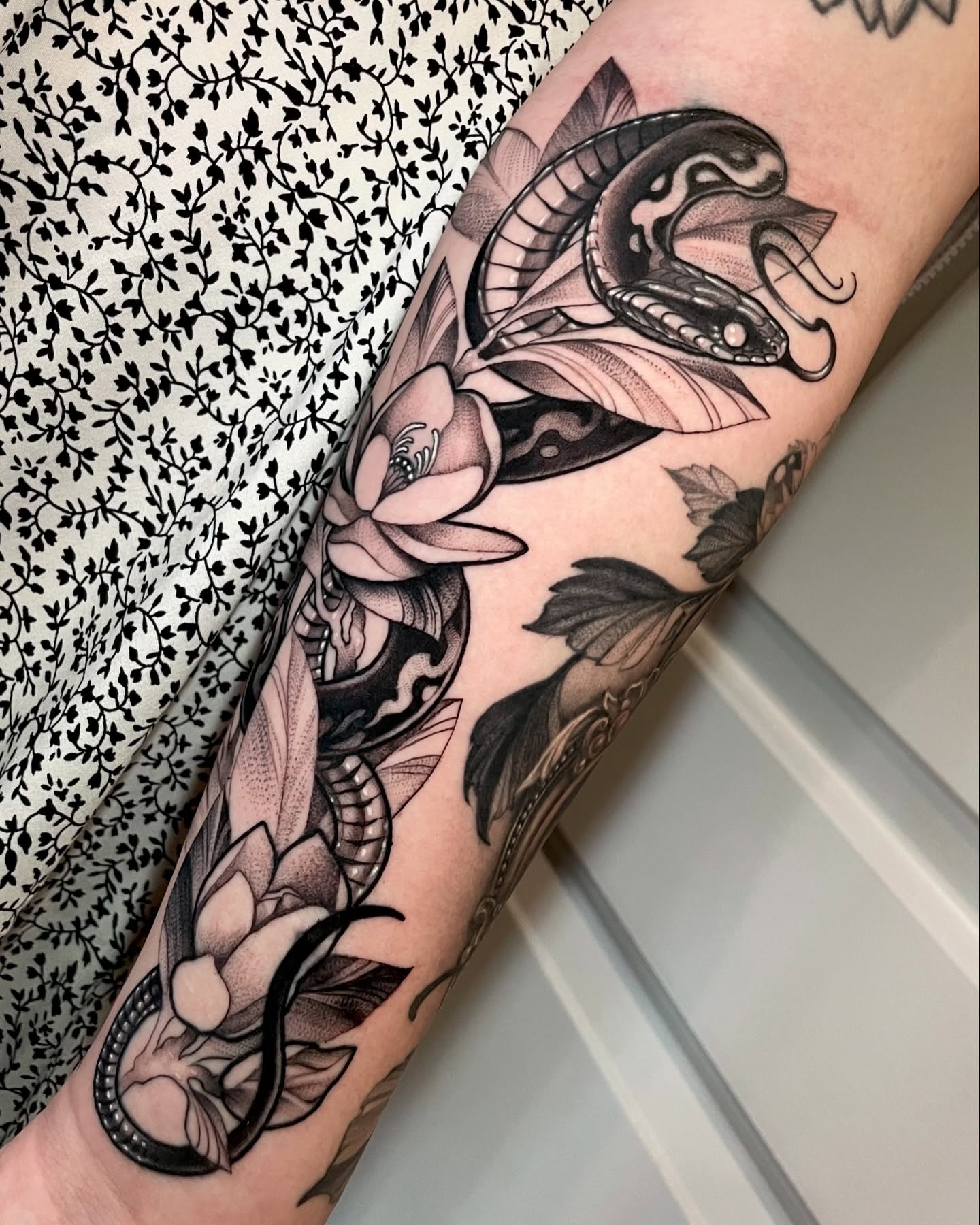 Tattoo by @ladysky_tattoo — black_and_grey, realism