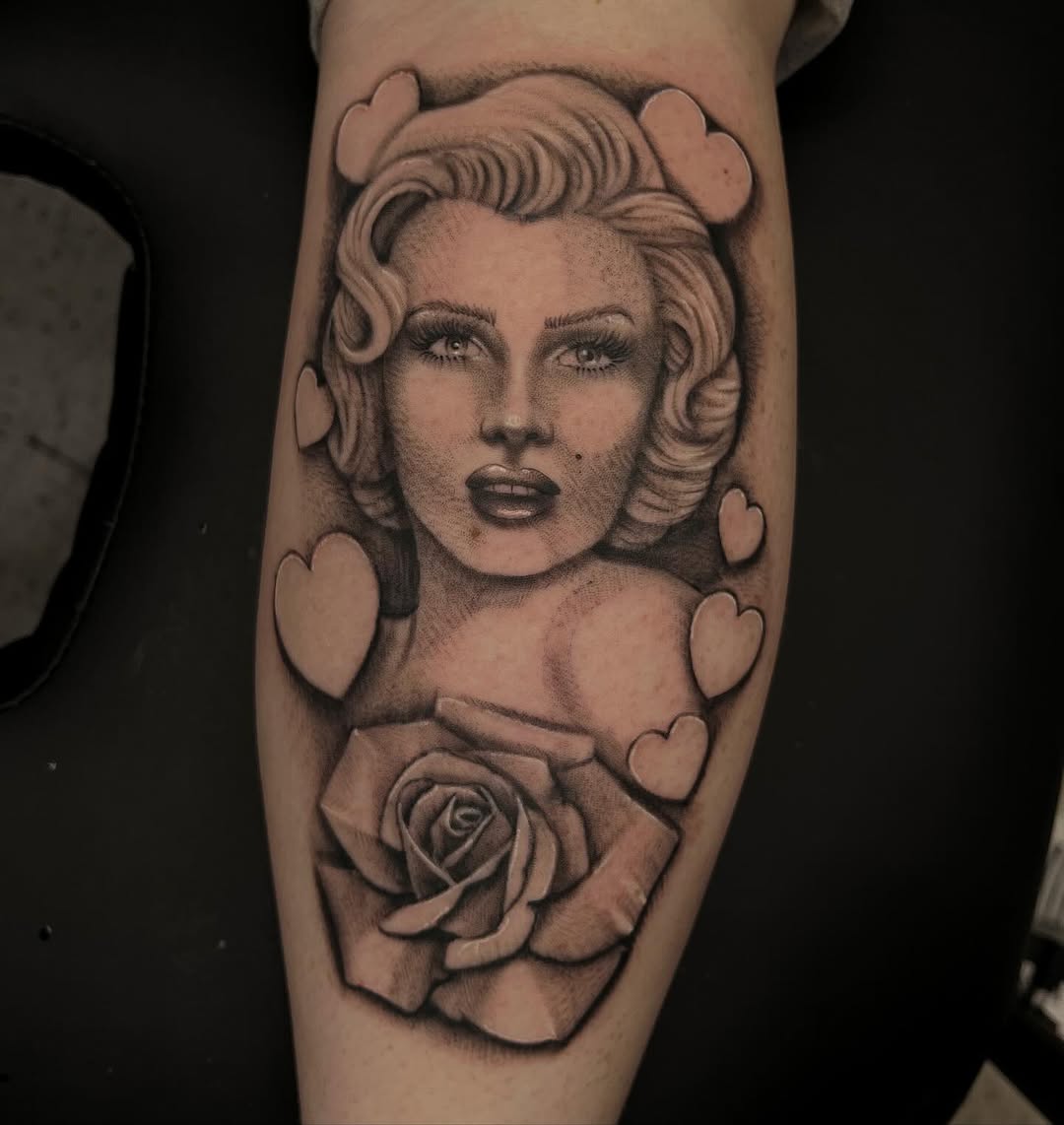 Tattoo by @sageandsintattoo — realism, black_and_grey