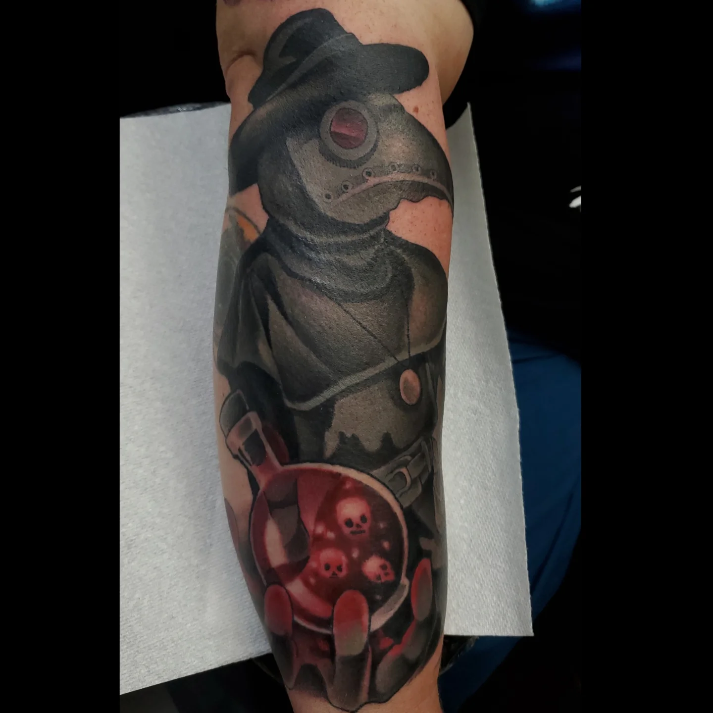 Tattoo by @batbonez โ realism, dark_realism