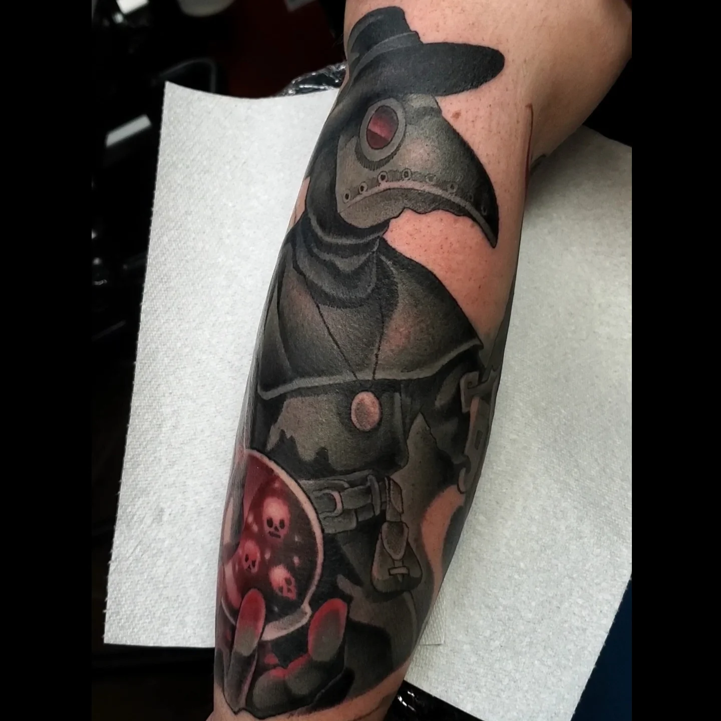 Tattoo by @batbonez โ black_and_grey, realism
