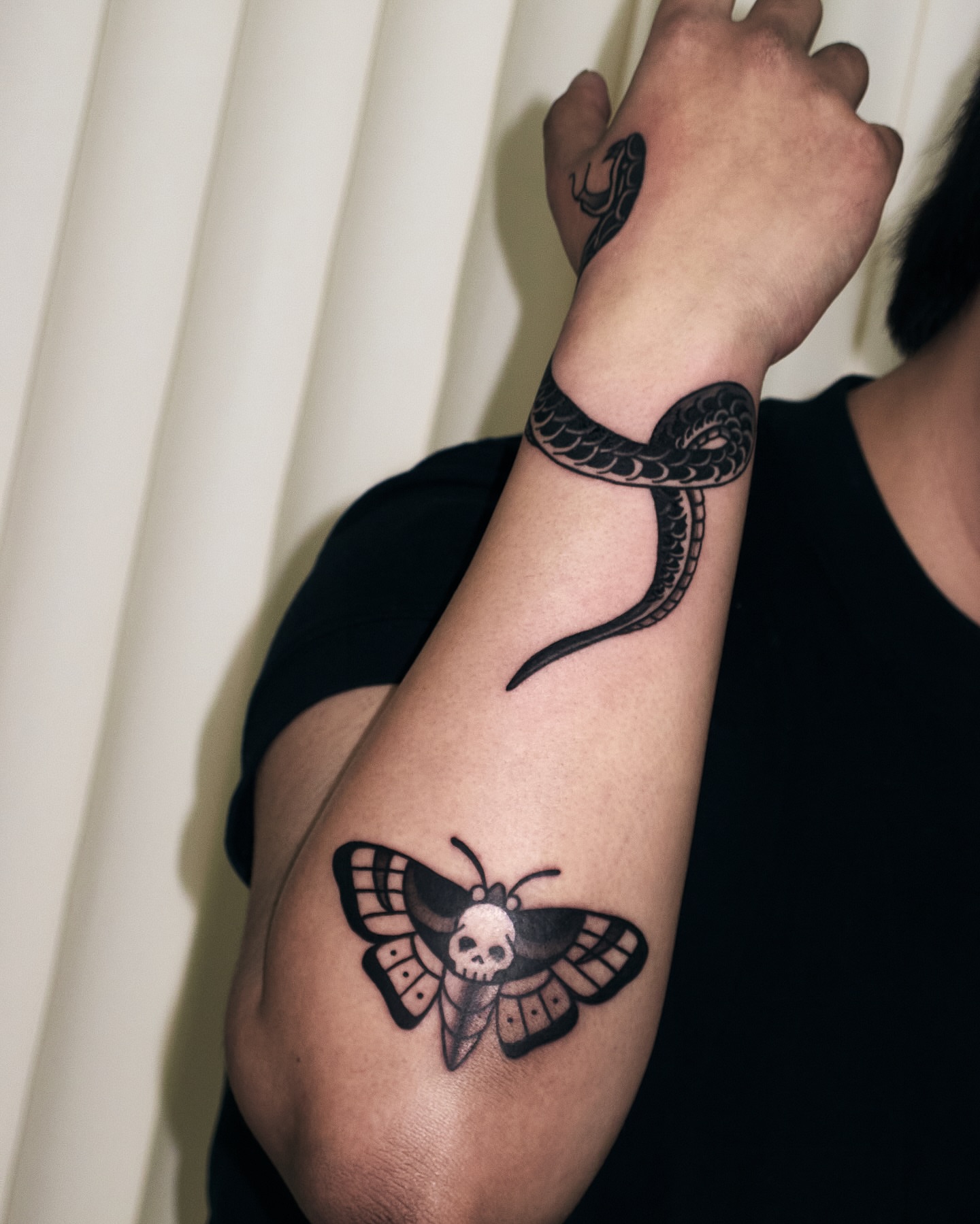 Tattoo by @laukayan_ — black_and_grey, realism