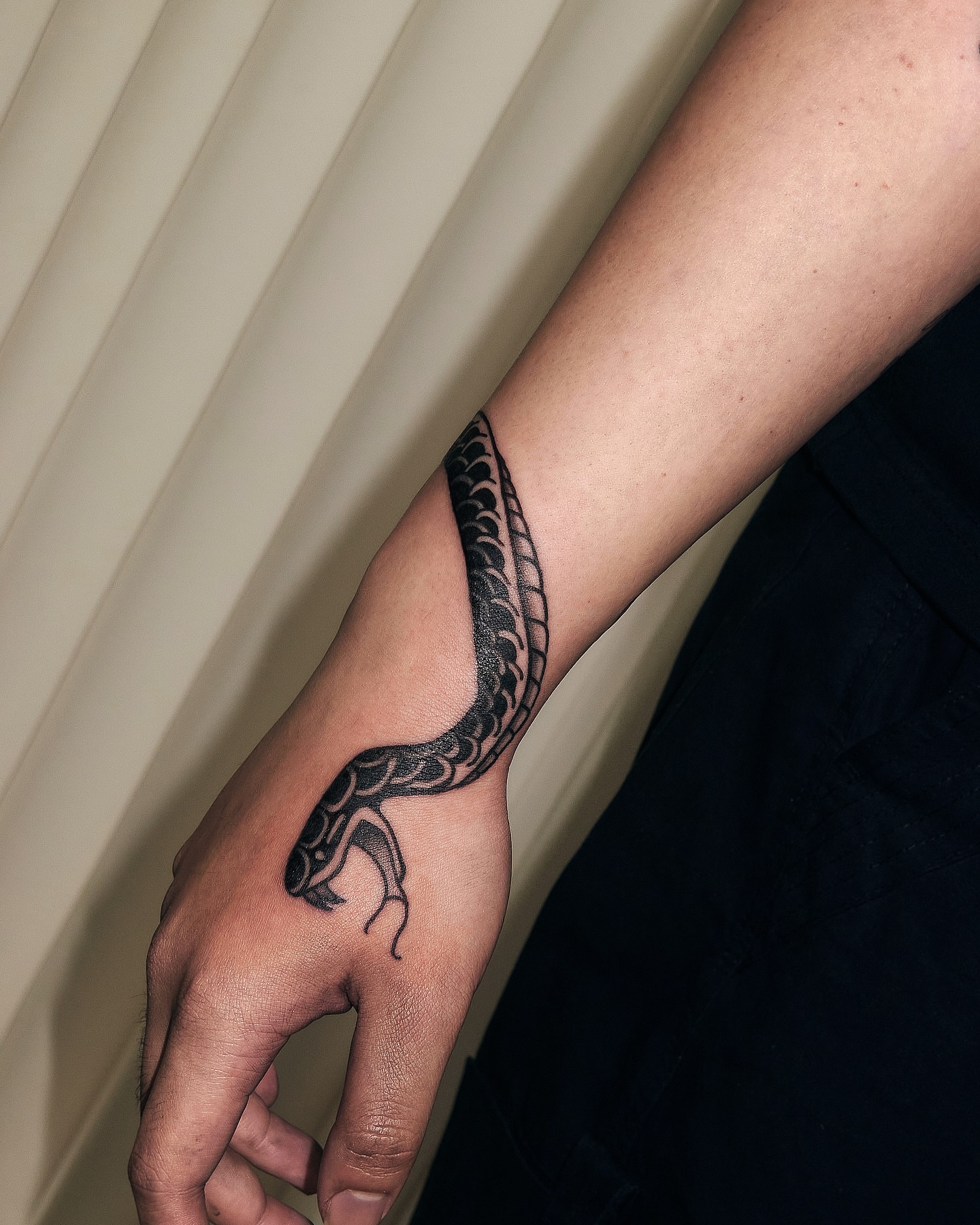 Tattoo by @laukayan_ — black_and_grey