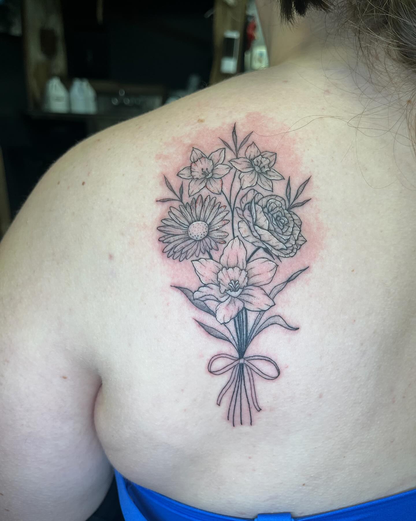 Tattoo by @damnginatattoos โ black_and_grey