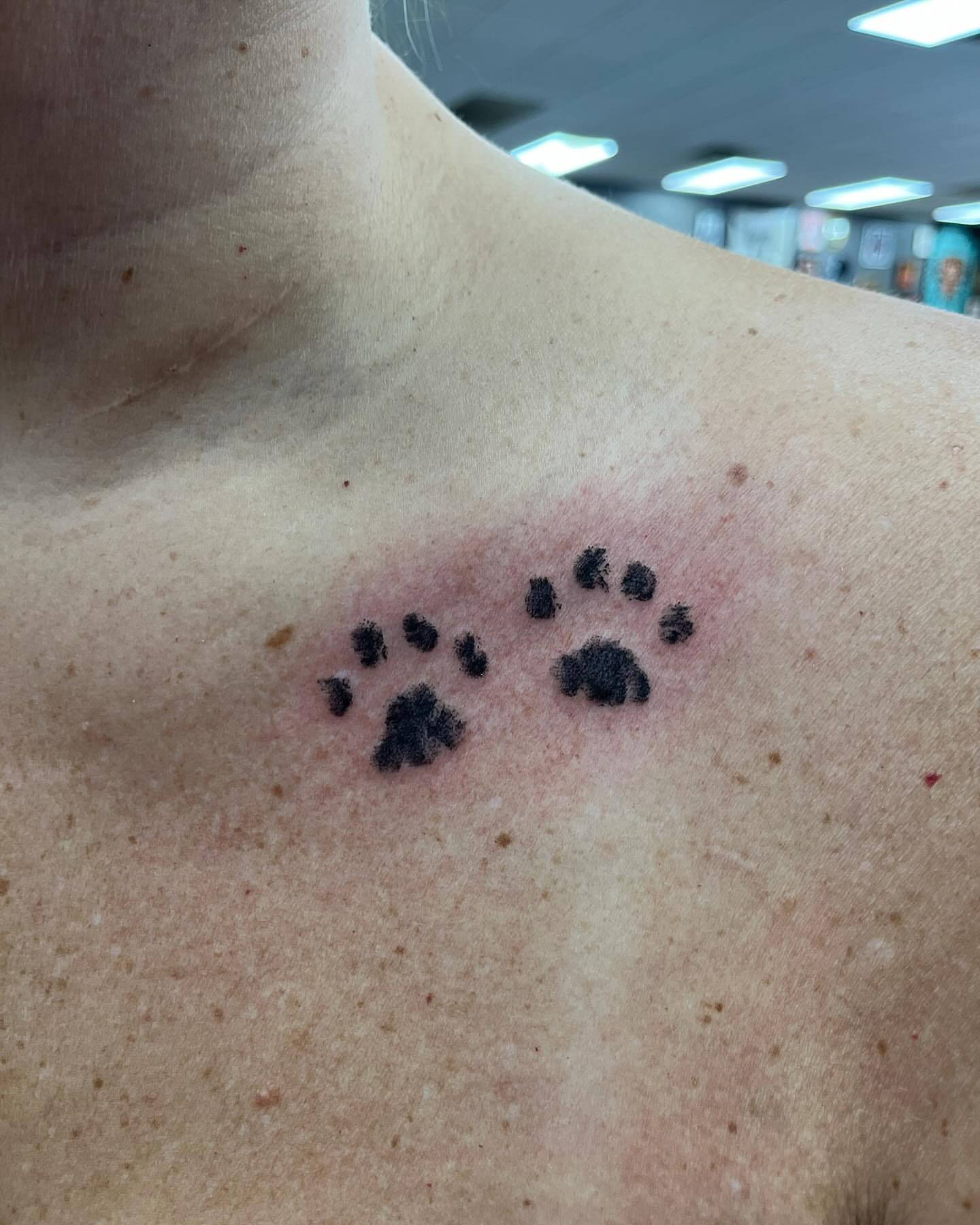 Tattoo by @damnginatattoos โ dotwork
