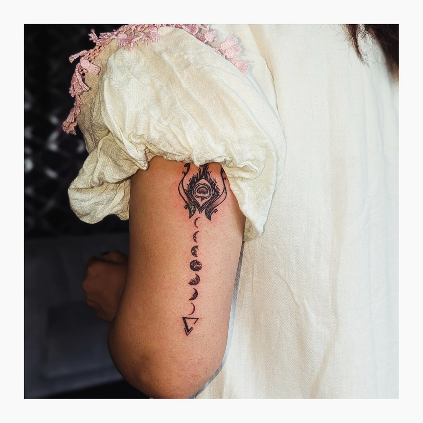 Tattoo by @engraveinks — geometric, dotwork