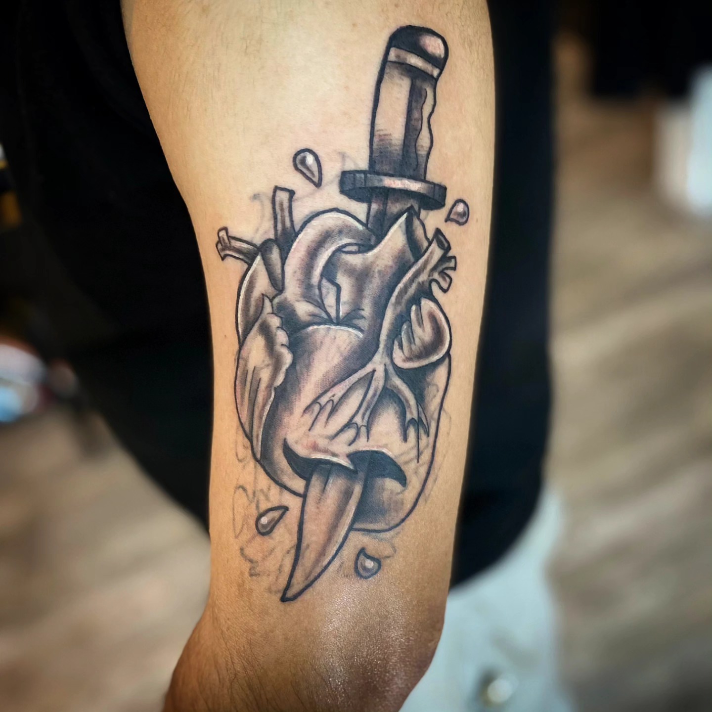 Tattoo by @peraltatattoos — black_and_grey, realism