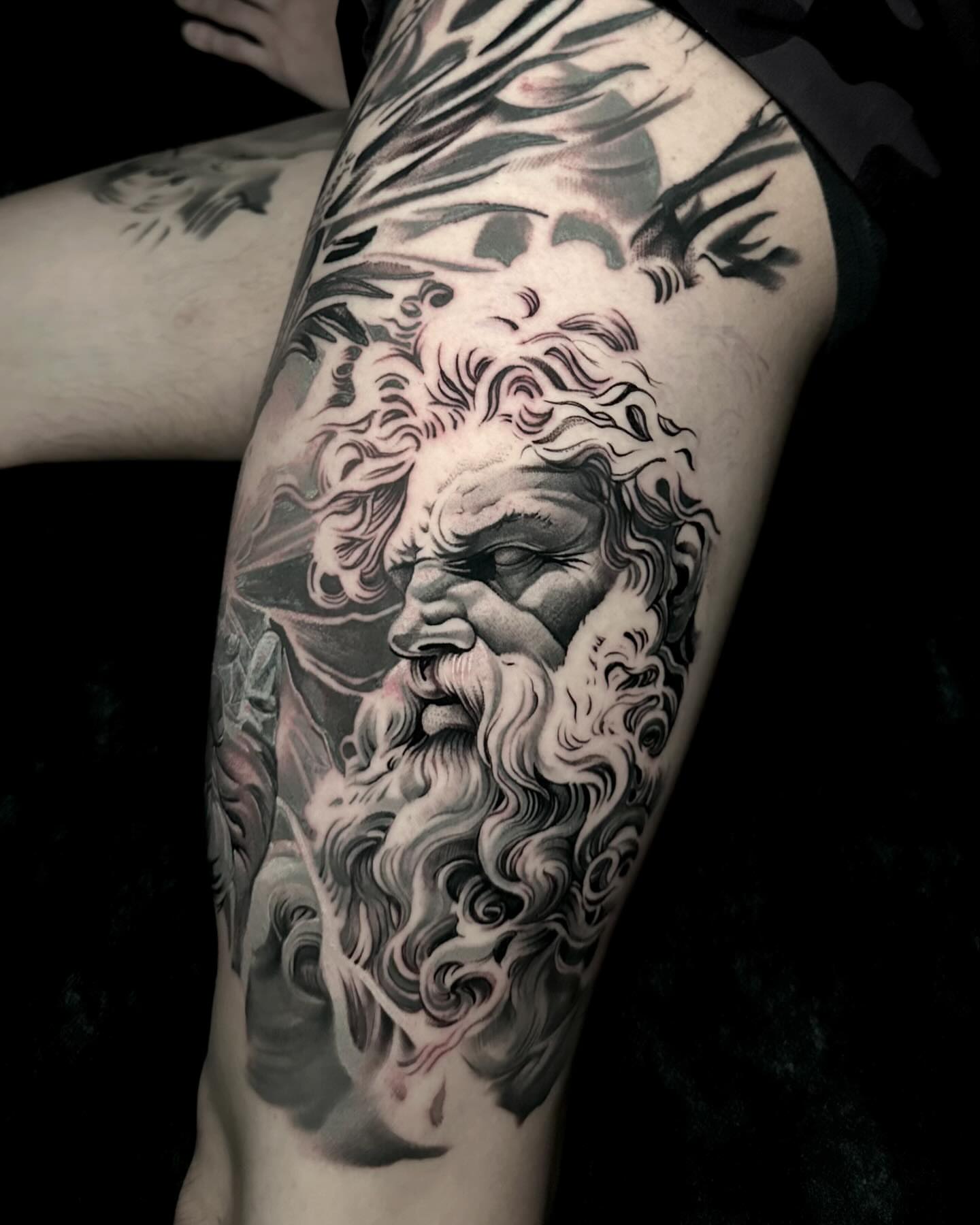 Tattoo by @rawb_tattoos — black_and_grey, realism