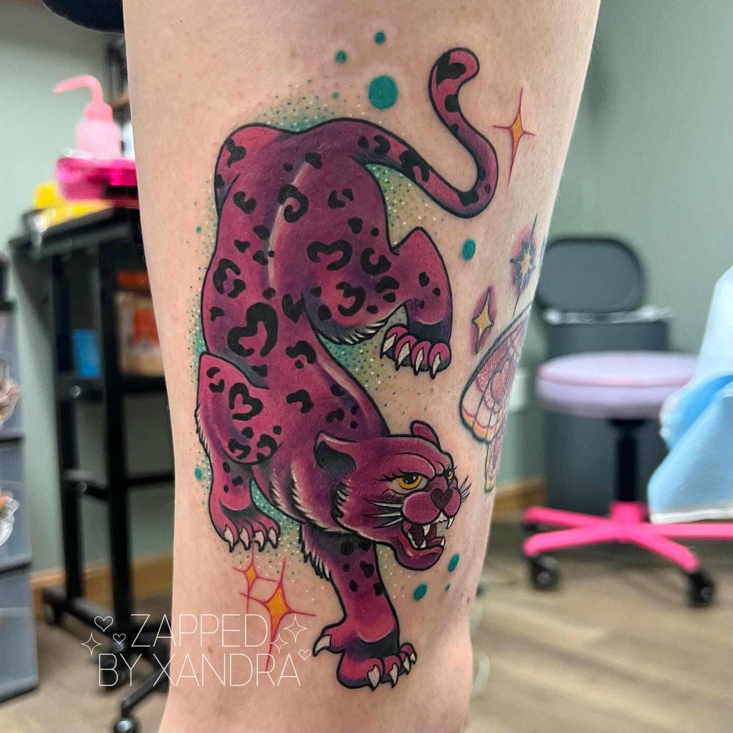 Tattoo by @zappedbyxandra โ american_traditional