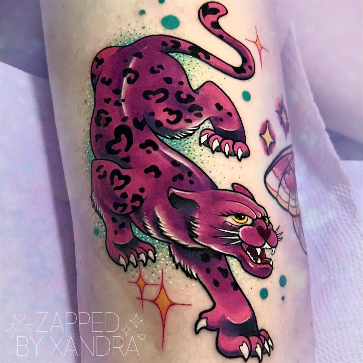 Tattoo by @zappedbyxandra โ american_traditional