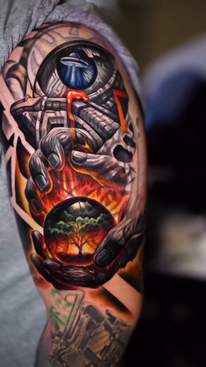 Tattoo by @tattoos_by_junior — realism, dark_realism