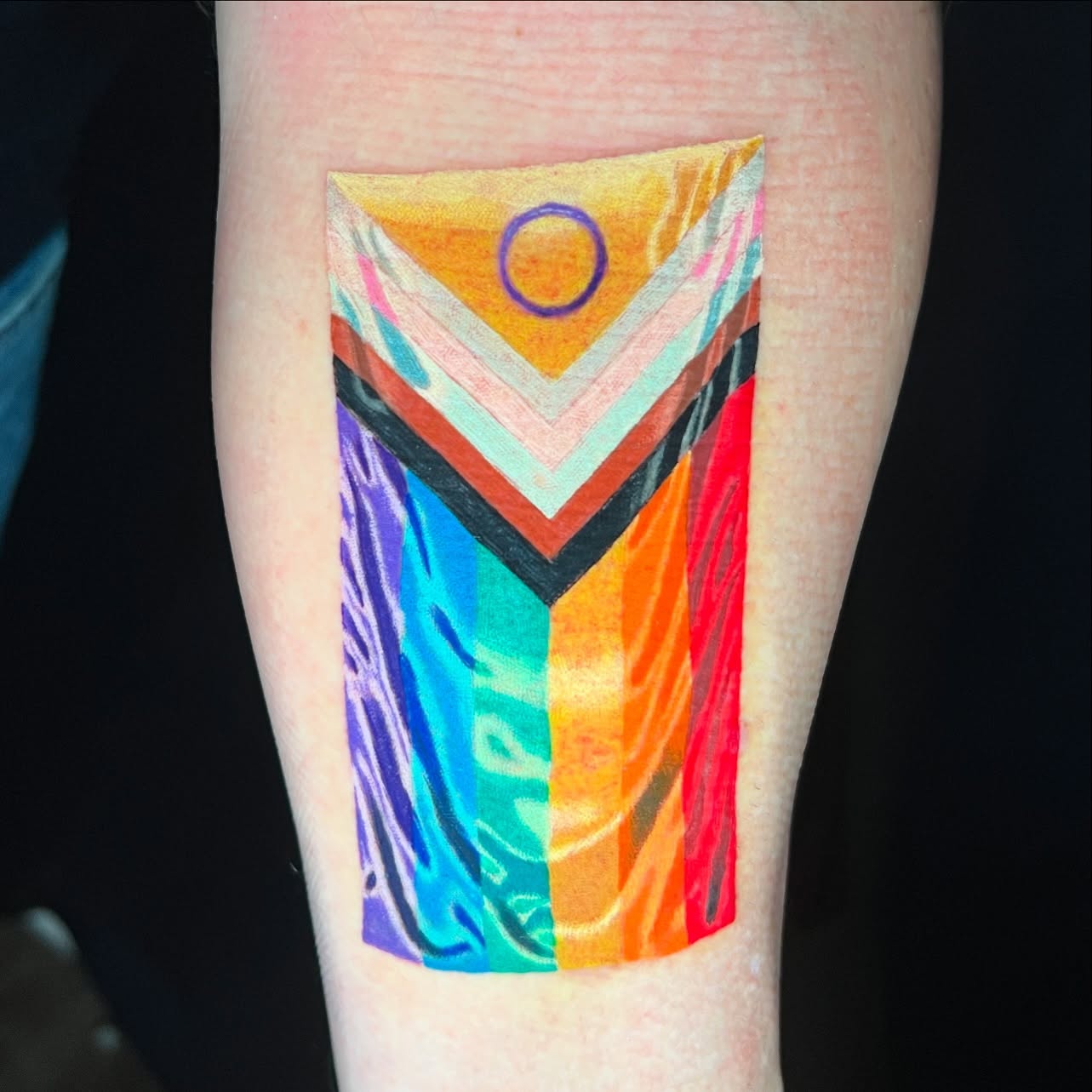 Tattoo by @jesseppetattoos — geometric