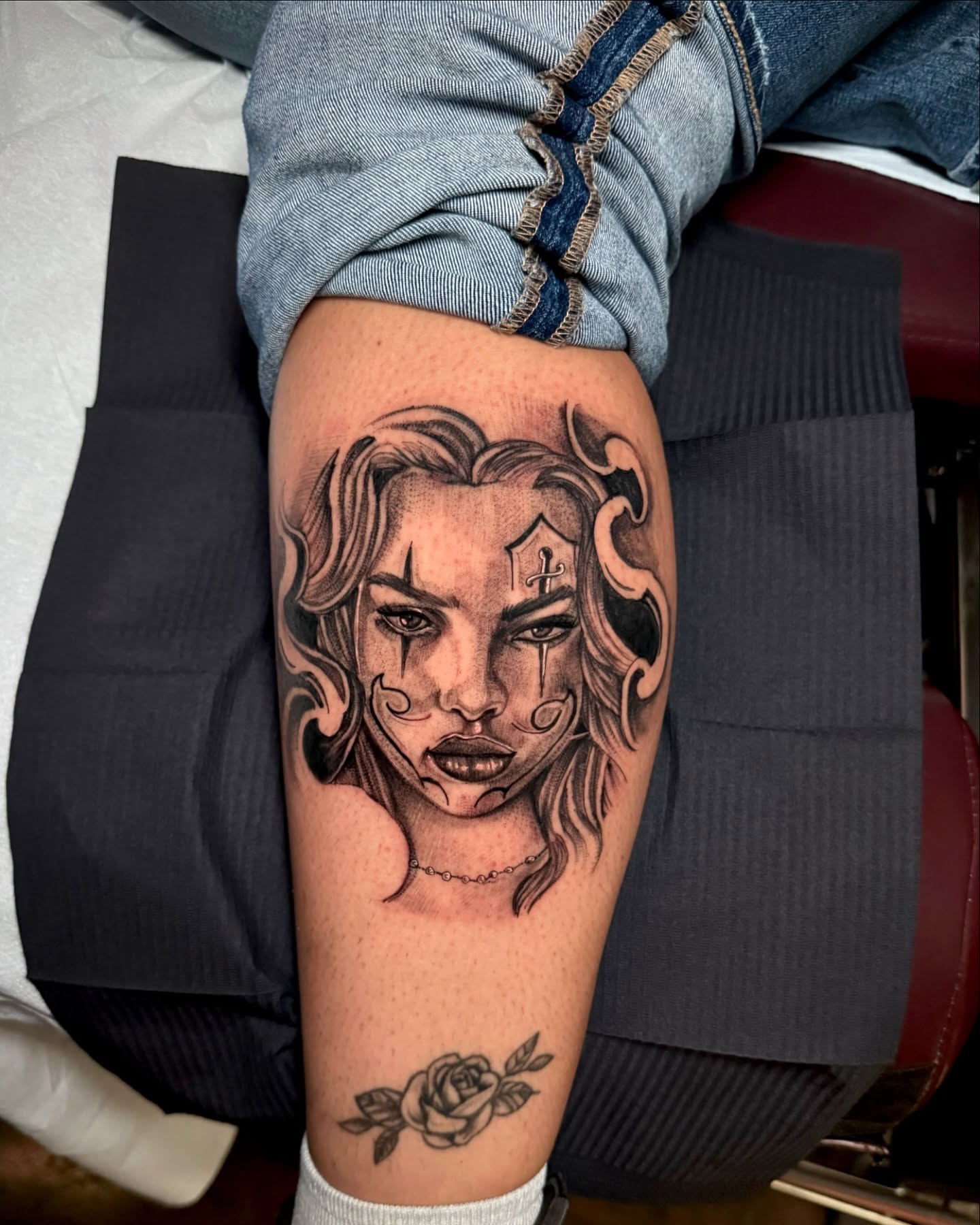 Tattoo by @tainotattoos β black_and_grey, realism