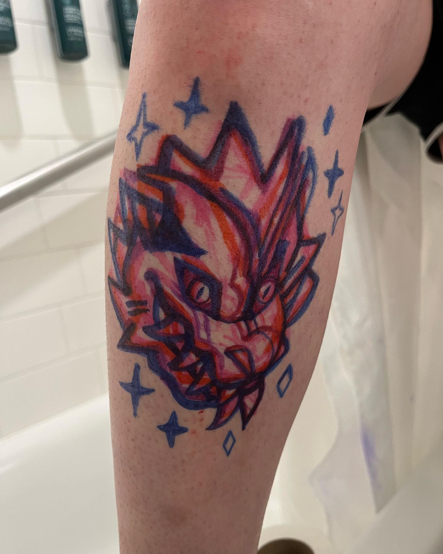 Tattoo by @birdfingers — geometric