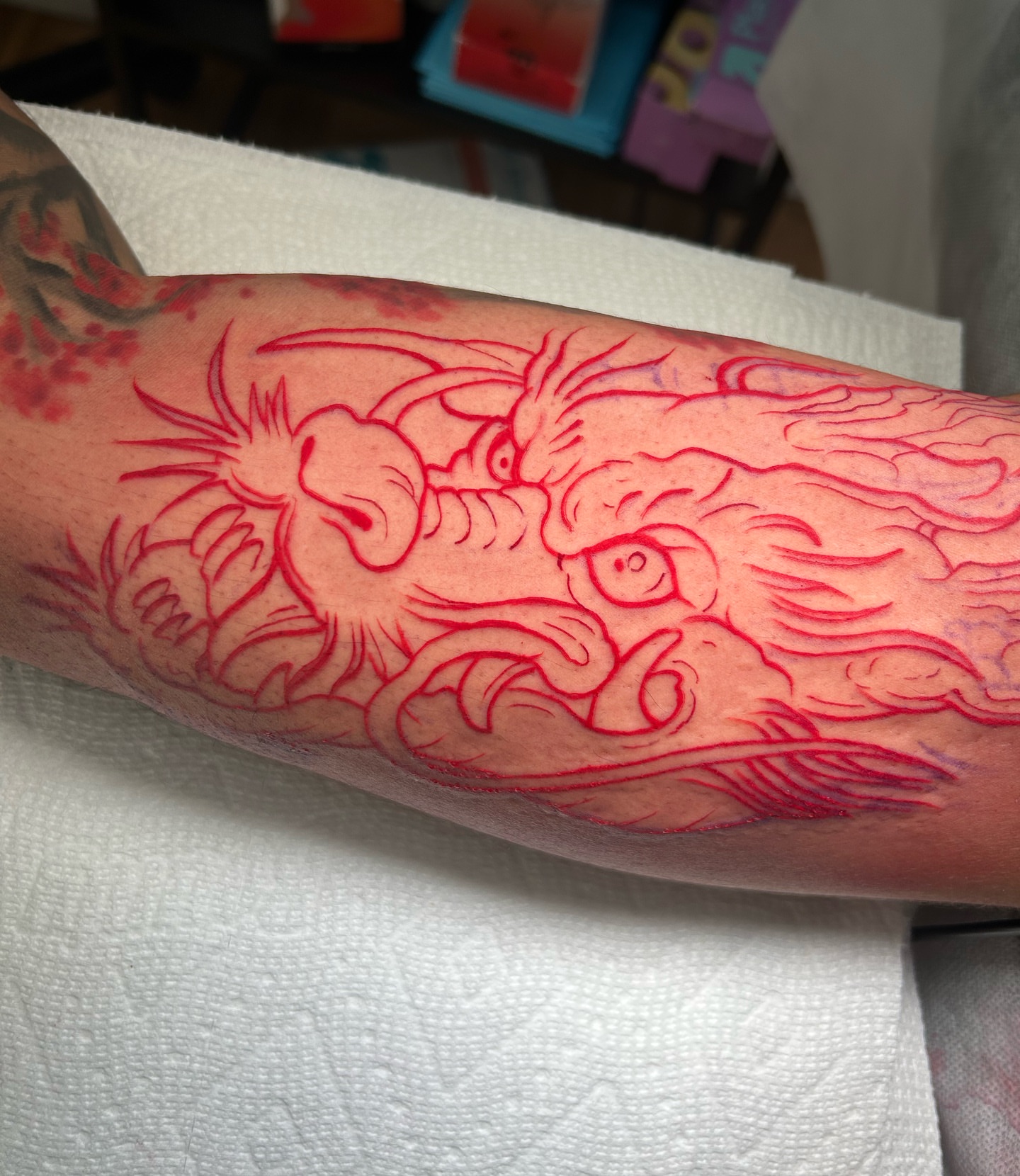 Octopus American traditional tattoo on the forearm by Tattoo Seattle Anime Japanese San Francisco